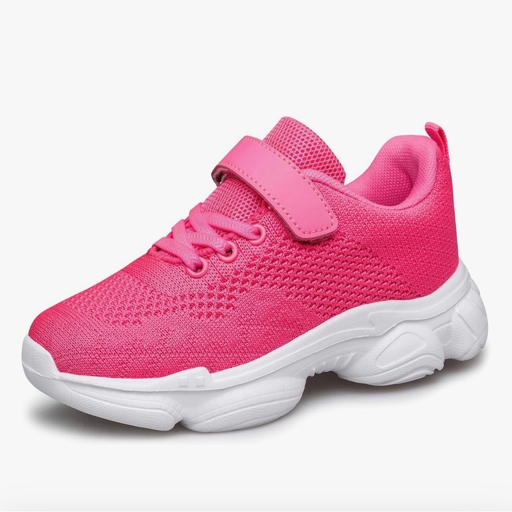 NWT Kids Pink Athletic Sneakers - Comfortable Lightweight Shoe